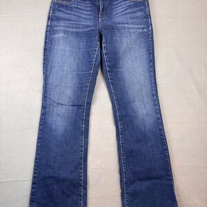 Levi's 528 Curvy Bootcut Jeans Women's Blue Stretch Denim‎ Mid Rise